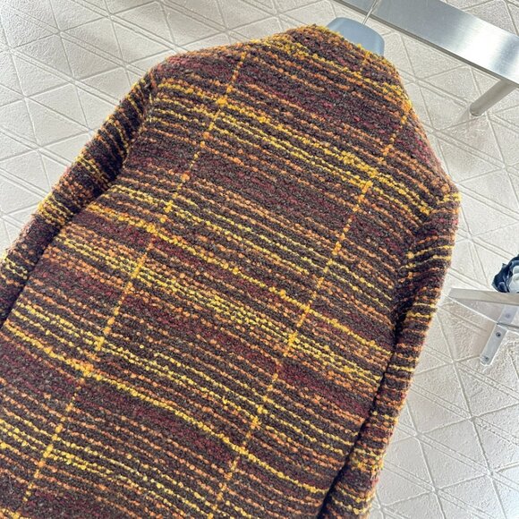 Loro Piana new woven mid-length wool coat - Picture 8 of 8